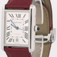 MINT 2022 PAPERS Cartier Tank Must XL SILVER 31mm Steel WSTA0040 Red 4324 BOX