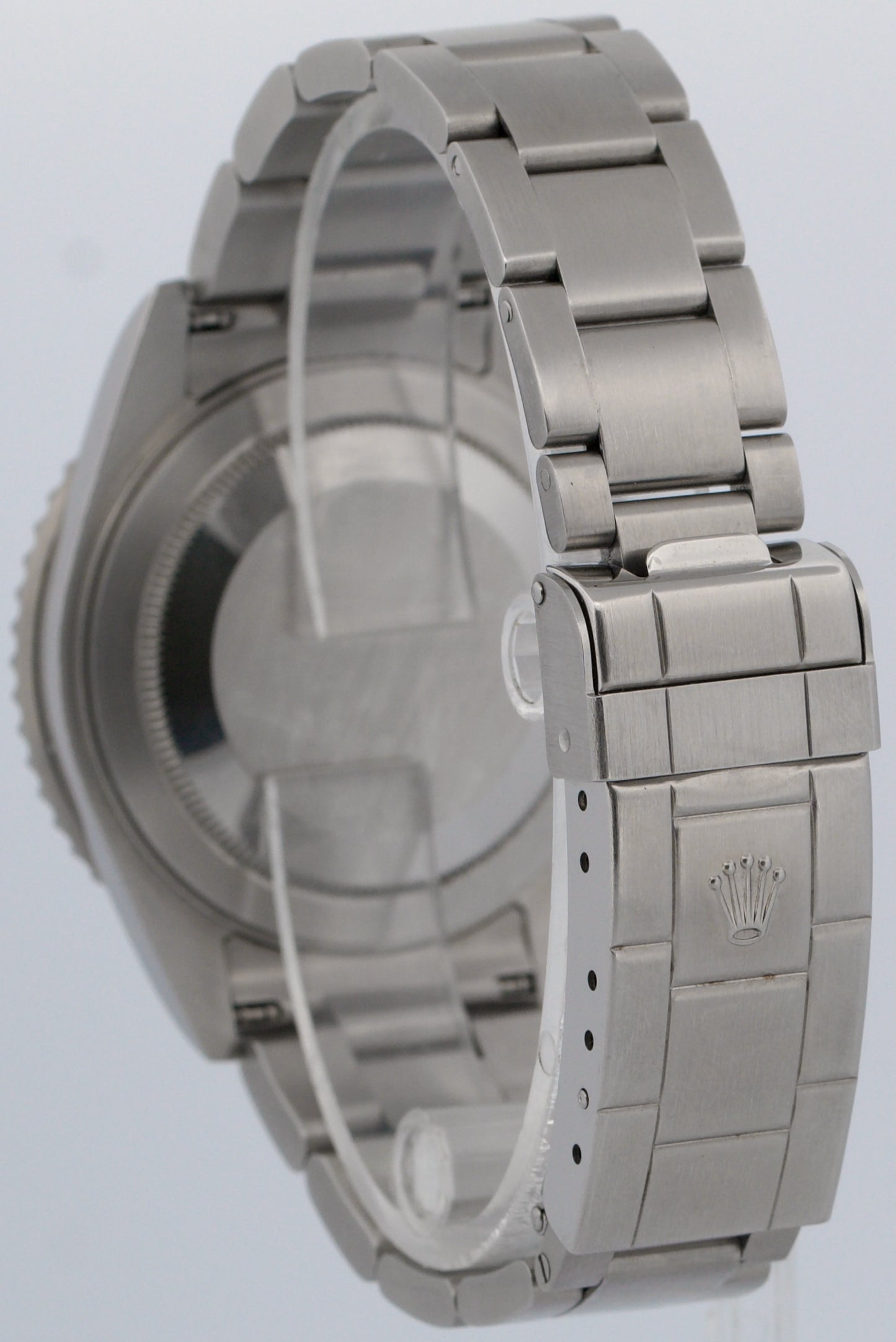 UNPOLISHED Rolex Submariner Date KERMIT Green Steel NO-HOLES 40mm 16610 LV BOX