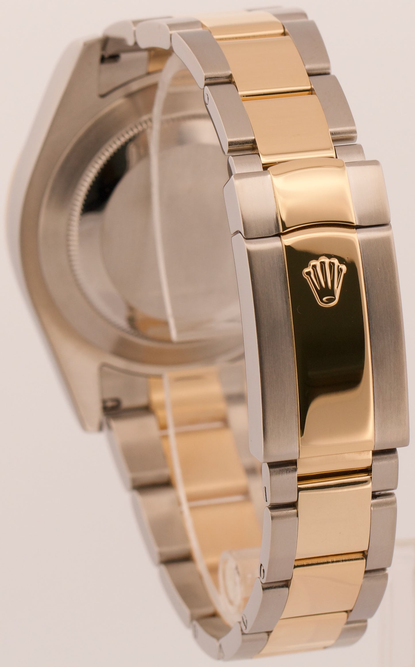 2018 PAPERS Rolex Datejust II CHAMPAGNE DIAMOND 18K Gold Steel 41mm 116333 BOX