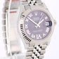 OCT. 2023 PAPERS Rolex Datejust Steel Aubergine DIAMOND 31mm 278274 Watch BOX