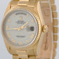 VINTAGE 1985 Rolex Day-Date President WHITE ROMAN 36mm 18K Yellow Gold 18038