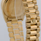 VINTAGE 1985 Rolex Day-Date President WHITE ROMAN 36mm 18K Yellow Gold 18038