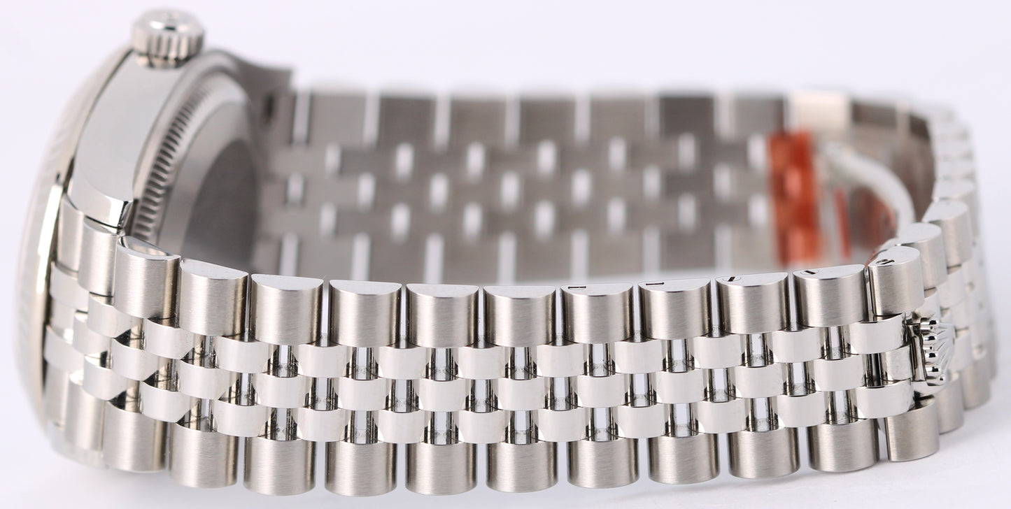 OCT. 2023 PAPERS Rolex Datejust Steel Aubergine DIAMOND 31mm 278274 Watch BOX