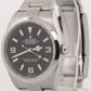 2023 PAPERS Rolex Explorer I BLACK 36mm Stainless Steel 3-6-9 Watch 124270 BOX