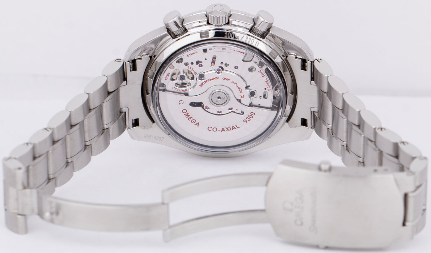 Omega Speedmaster Two Counters 44.25mm Black Steel Watch 311.33.44.51.01.001 BOX
