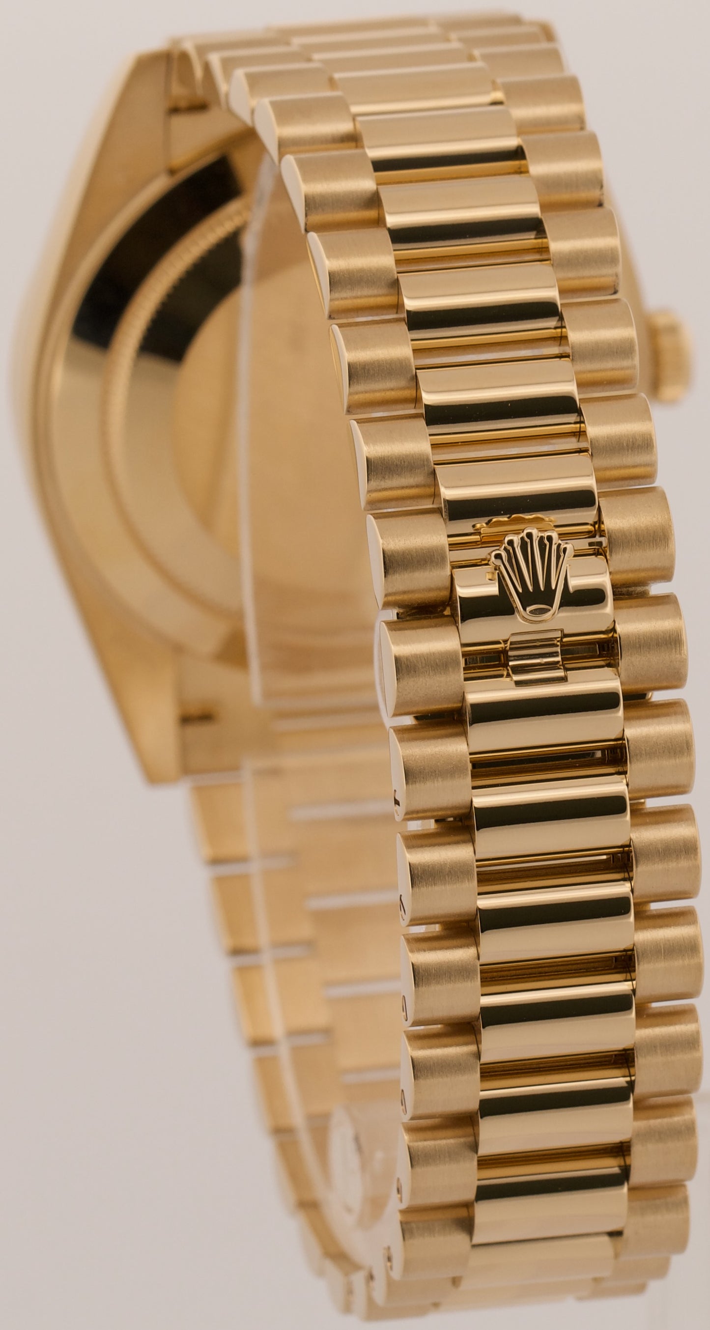 2024 PAPERS Rolex Day-Date President 40mm FACTORY BLACK BAGUETTE 18K 228238 BOX