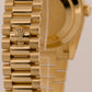 2024 PAPERS Rolex Day-Date President 40mm FACTORY BLACK BAGUETTE 18K 228238 BOX