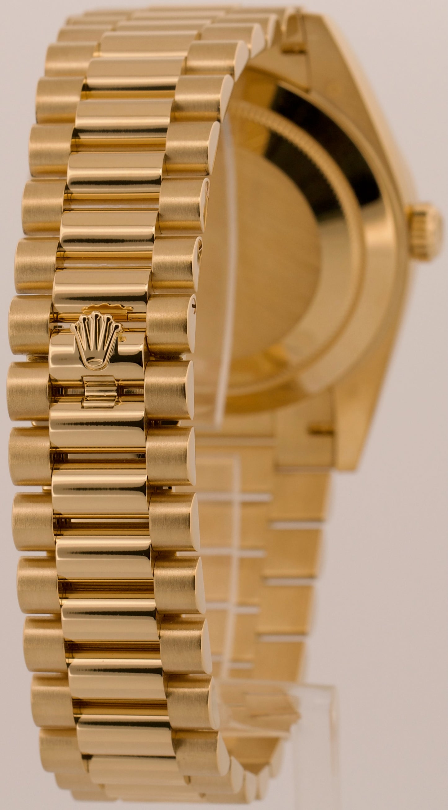 2024 PAPERS Rolex Day-Date President 40mm FACTORY BLACK BAGUETTE 18K 228238 BOX
