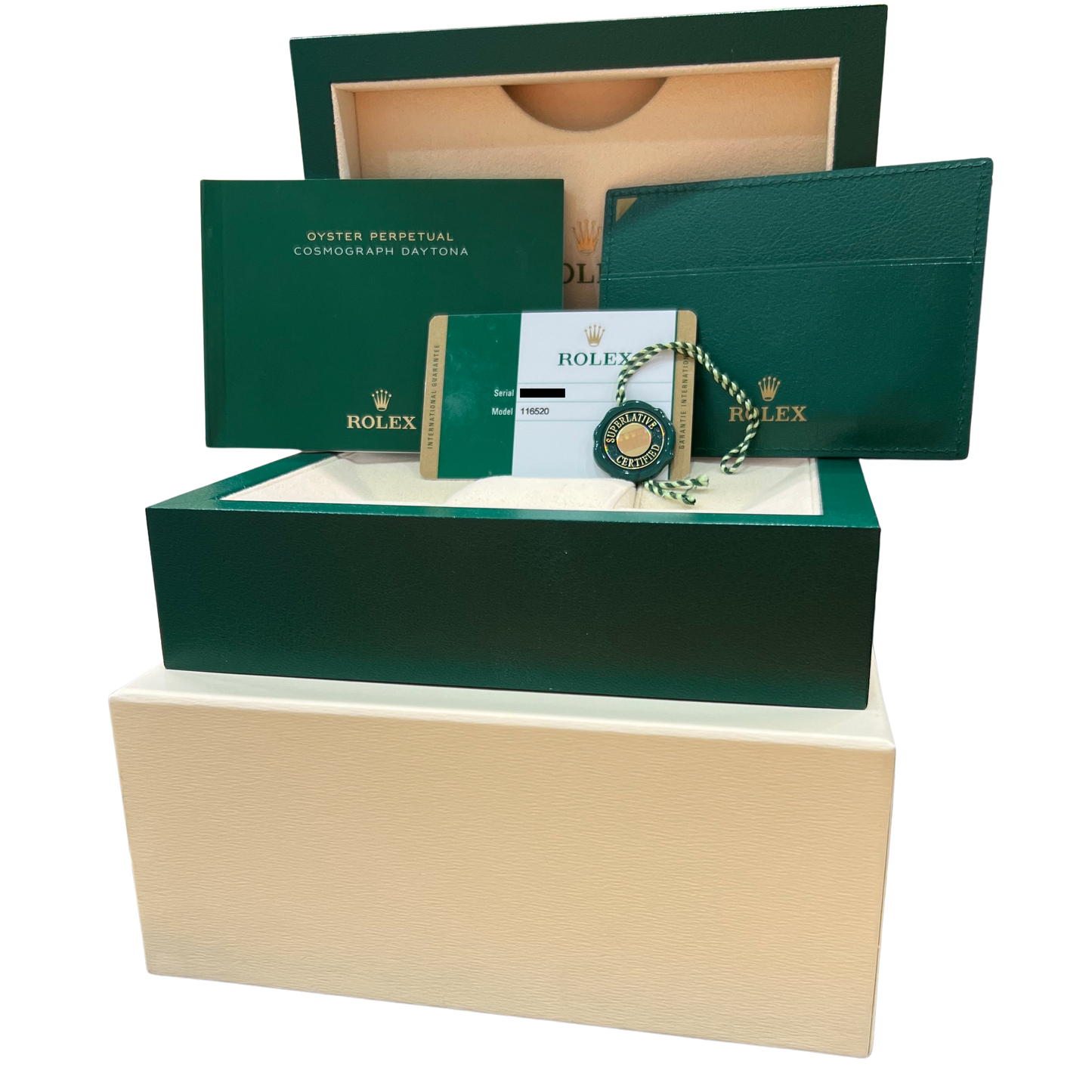 2016 Rolex Daytona Cosmograph 116520 White Steel 40mm Watch Box Papers
