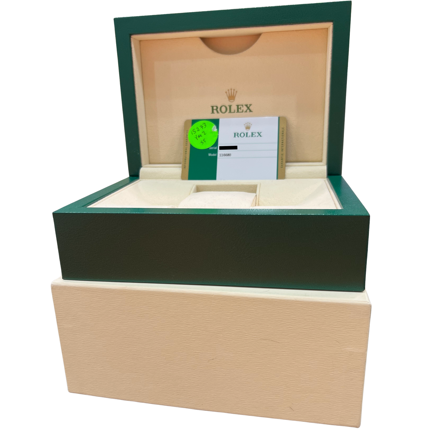 2019 Rolex Yacht-Master II 116680 White Stainless Steel 44mm Watch Box Papers