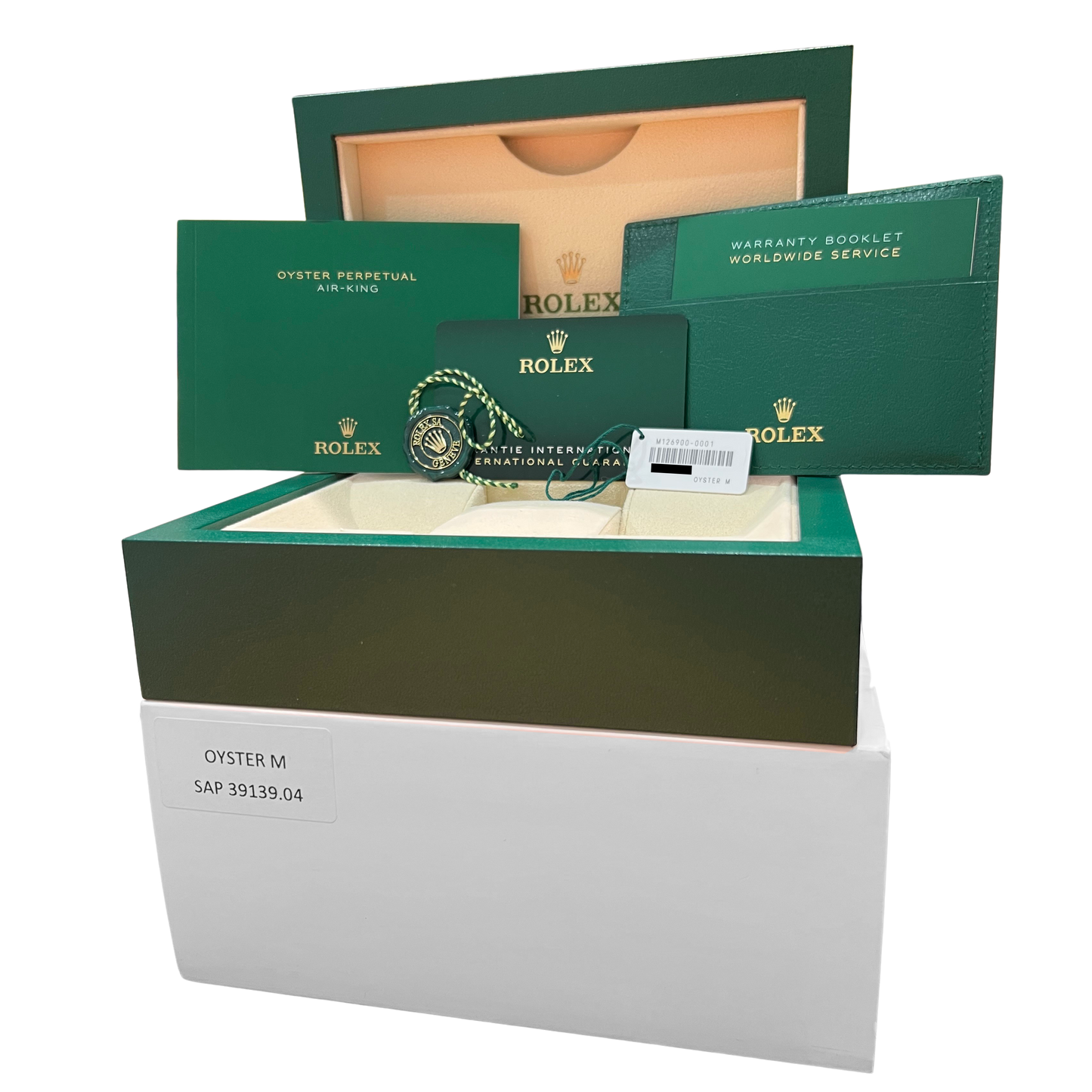2023 Rolex Air-King 126900 Black Stainless Steel Oyster 40mm Watch Box Papers