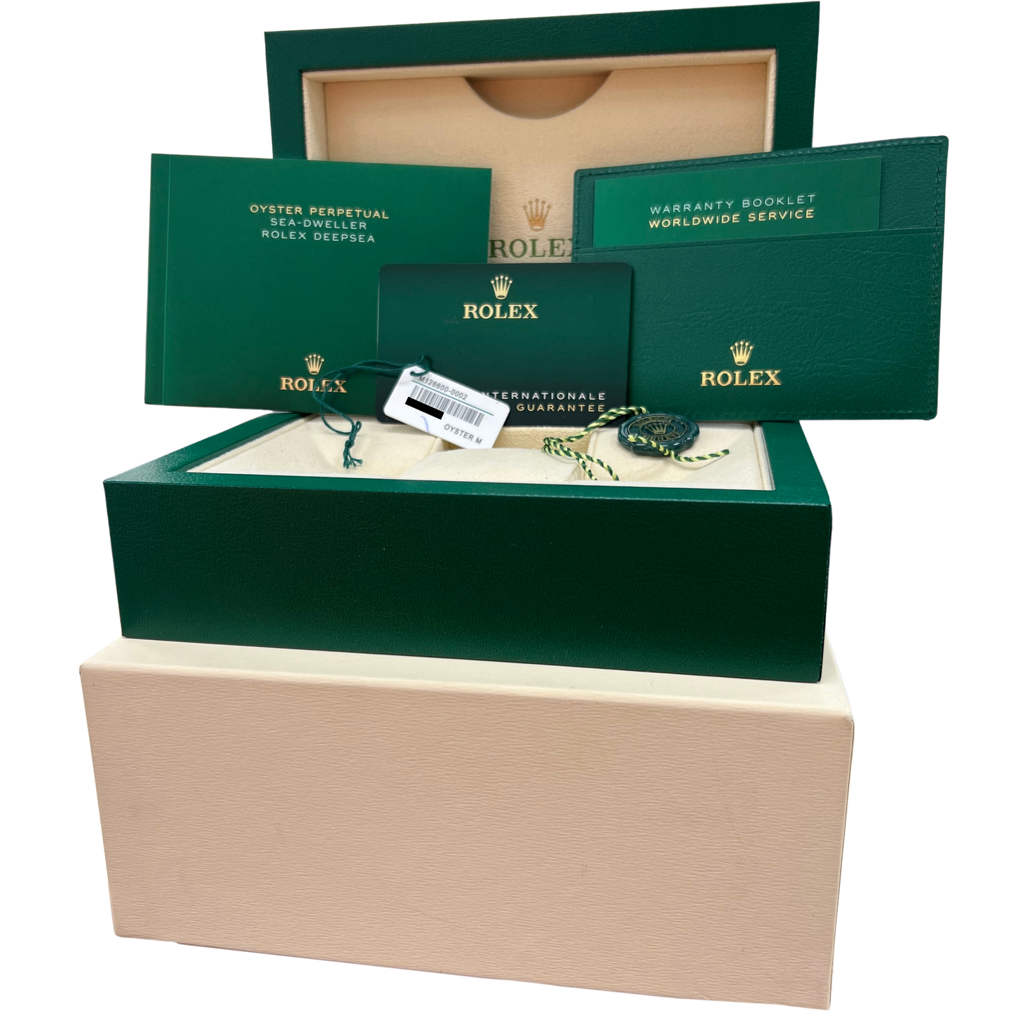 2024 Rolex Sea-Dweller 50th Anniversary Red 126600 Steel Black 43mm Box Papers