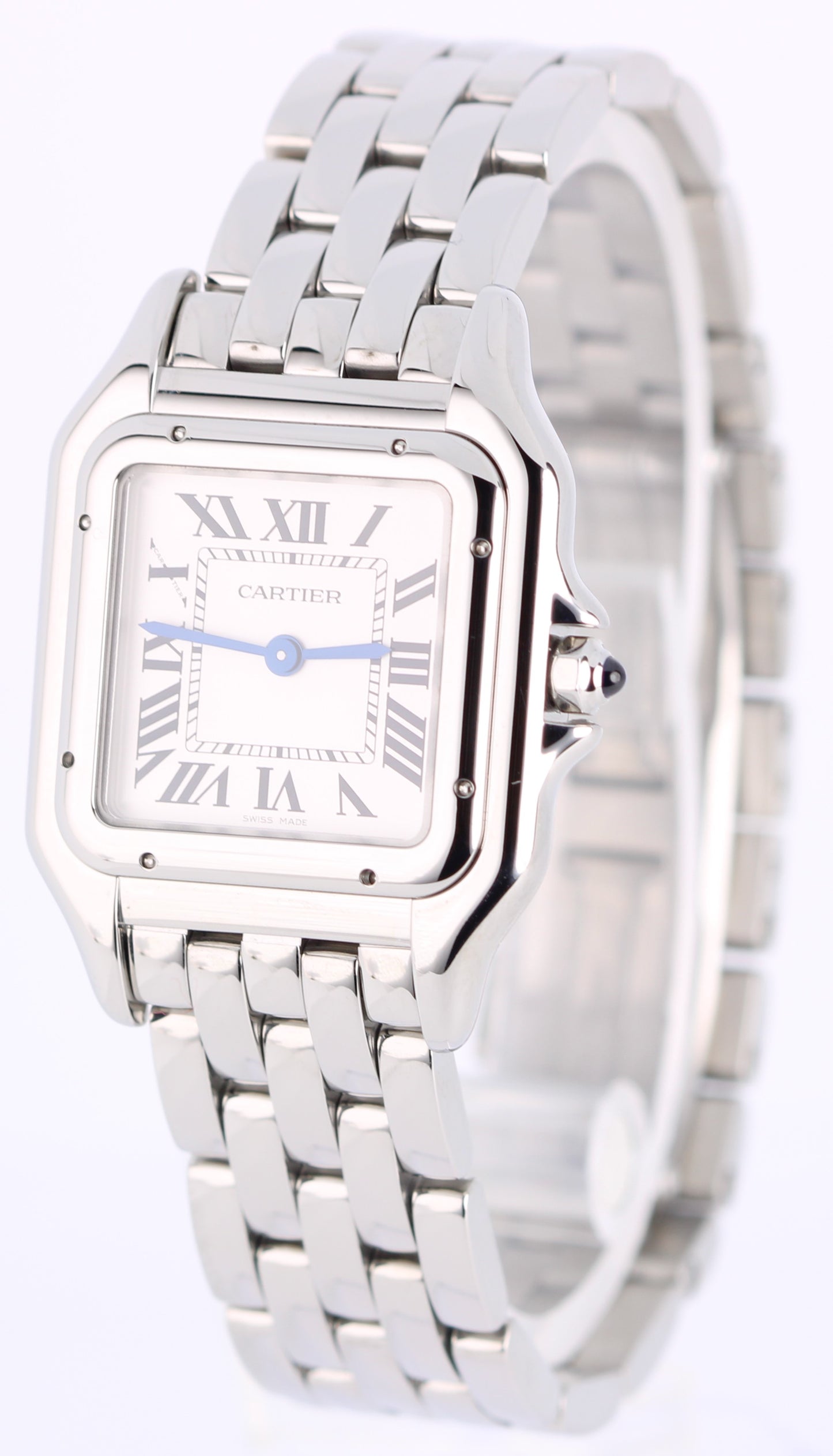 Cartier Panthere Silver Roman 27mm Quartz Steel 4016 WSPN0007 Watch BOX