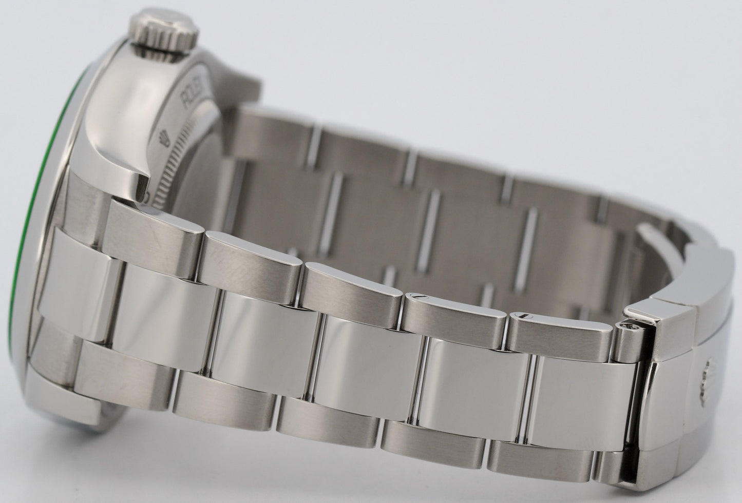 2017 PAPERS Rolex Milgauss BLUE 40mm Z-Blue Green 116400 GV Stainless Watch BOX