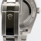 Rolex Milgauss BLACK Orange Steel Green Crystal 40mm Smooth Oyster 116400 GV