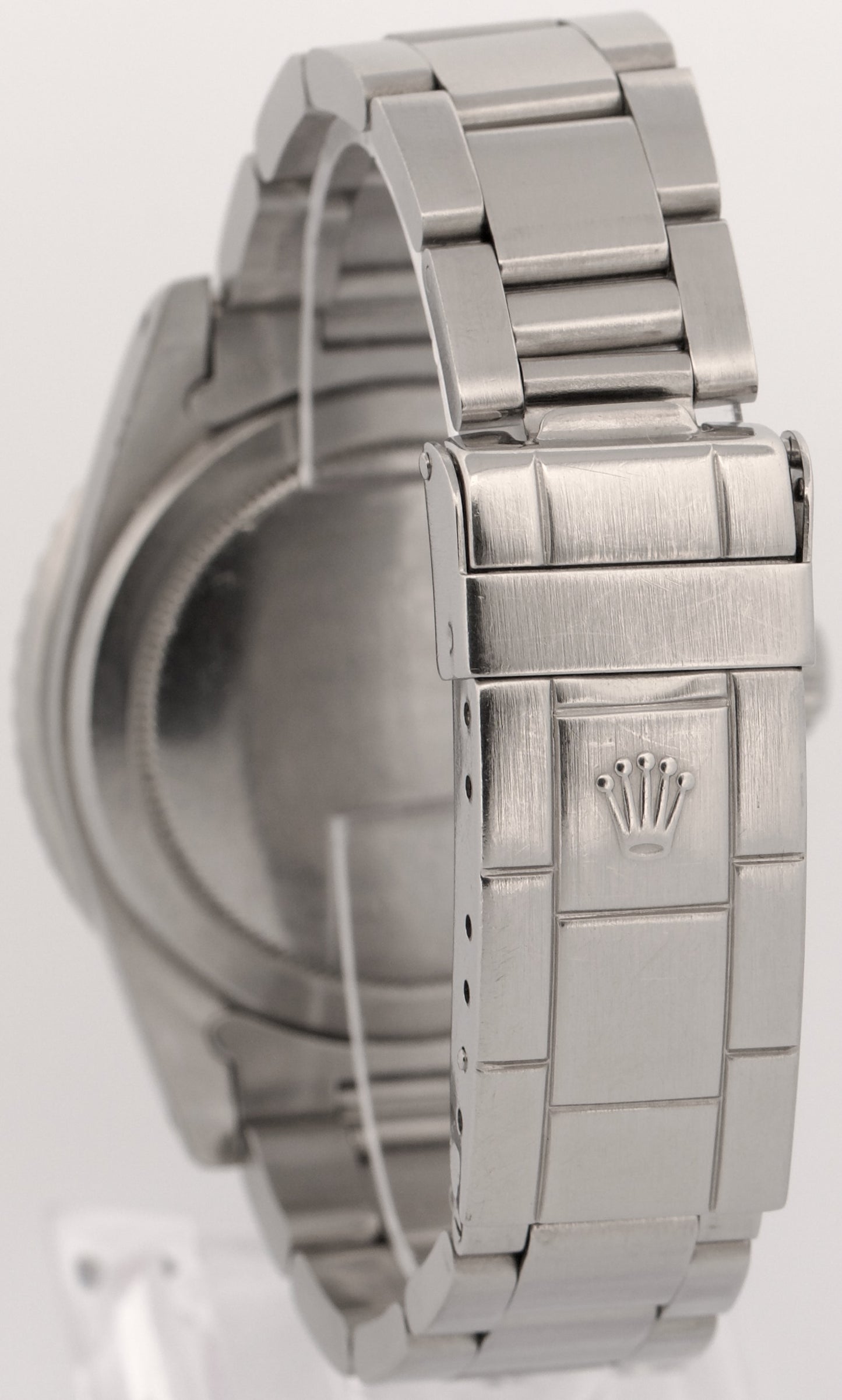 VINTAGE 1986 Rolex Submariner No-Date Black SPIDER DIAL 40mm Steel 5513 Watch