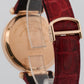 Cartier Pasha SILVER ARABIC 18K Rose Gold Leather 42mm Watch 2770 W3019051 BOX