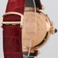 Cartier Pasha SILVER ARABIC 18K Rose Gold Leather 42mm Watch 2770 W3019051 BOX