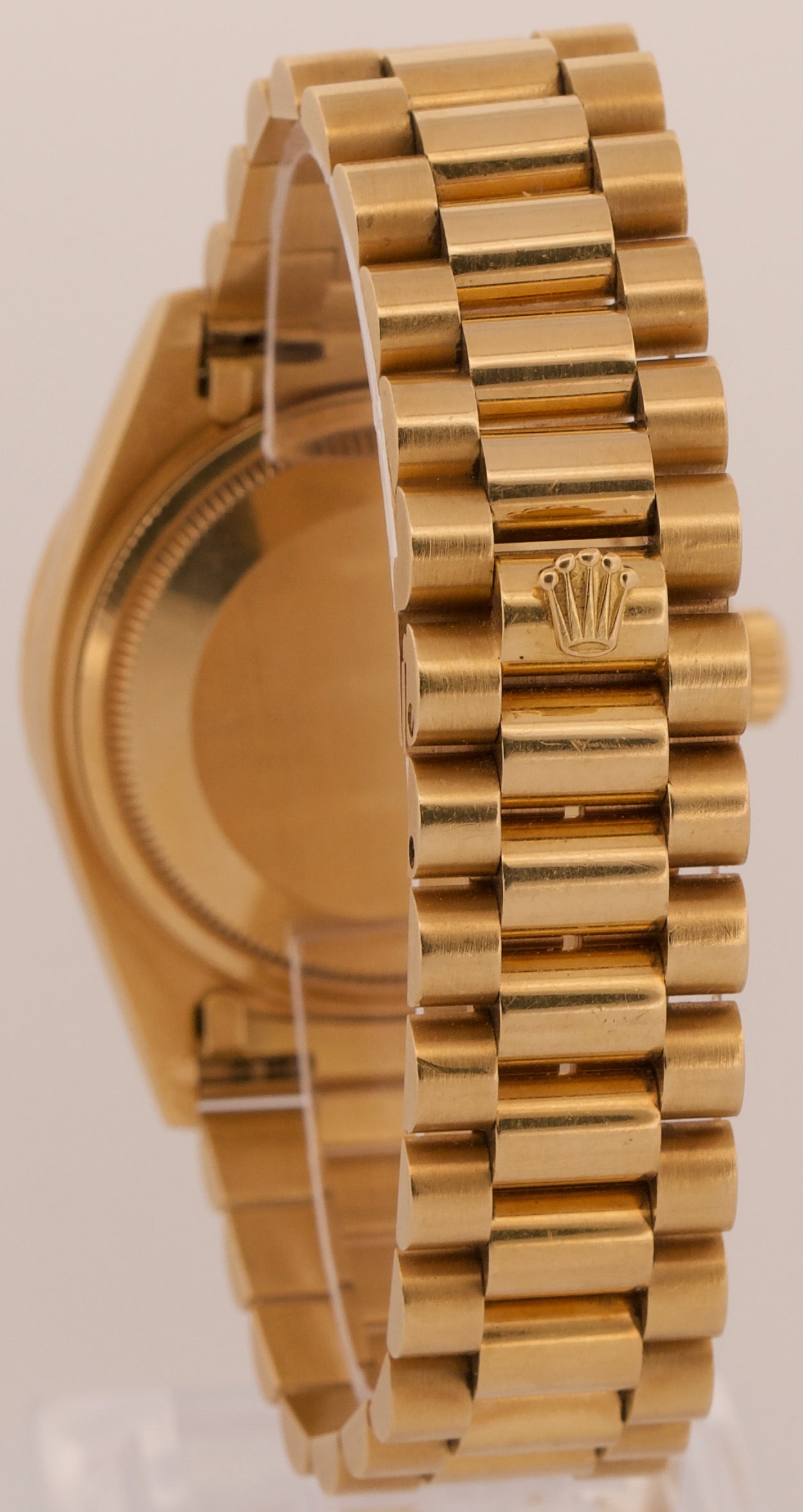 Rolex Day-Date President 36mm BLACK DIAMOND BEZEL 18K Yellow Gold 18048 BOX