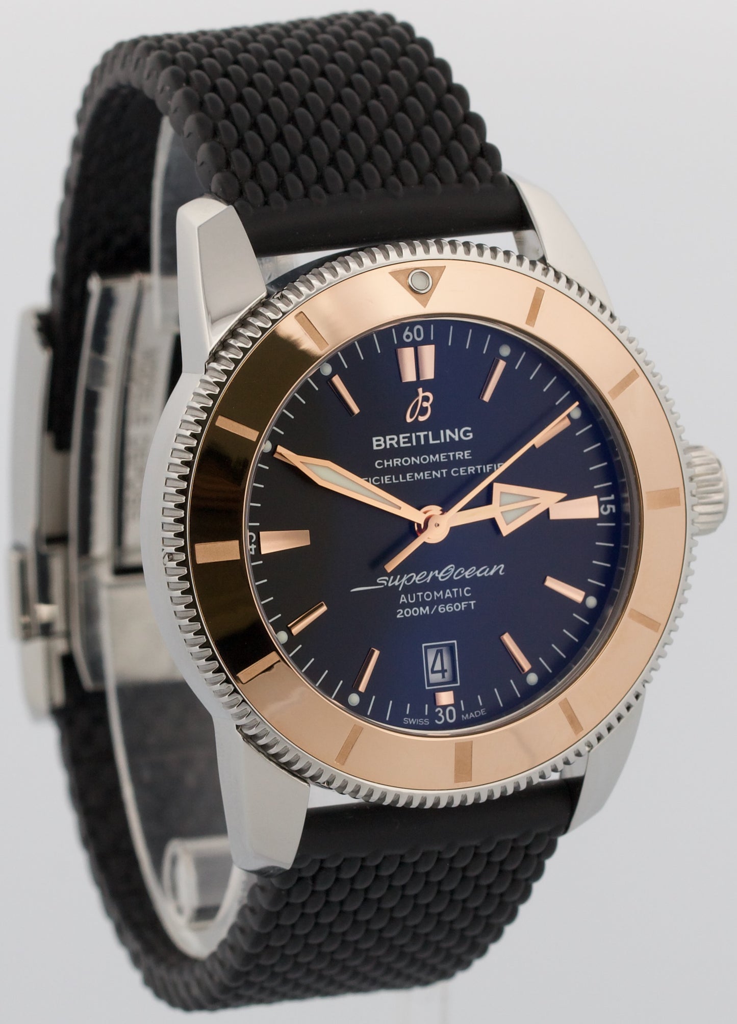 2018 PAPERS Breitling Superocean Heritage II 46 Steel 18K Gold 46mm IB2020 BOX