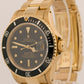 1984 Rolex Submariner Date BLACK NIPPLE 18K Yellow Gold Oyster 40mm 16808 Watch