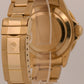 1984 Rolex Submariner Date BLACK NIPPLE 18K Yellow Gold Oyster 40mm 16808 Watch