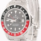 MINT PAPERS Rolex GMT-Master II COKE Red Black Stainless Steel 40mm 16710 BOX