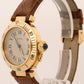 Cartier Pasha GUILLOCHE ROMAN 18K Yellow Gold Leather 38mm 1035 W3004856 Watch