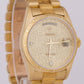 FACTORY 6-9 DIAMOND DIAL Rolex Day-Date 36 President 18K Gold Bark 18248 Watch