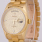 FACTORY 6-9 DIAMOND DIAL Rolex Day-Date 36 President 18K Gold Bark 18248 Watch