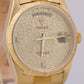 FACTORY 6-9 DIAMOND DIAL Rolex Day-Date 36 President 18K Gold Bark 18248 Watch