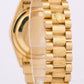 FACTORY 6-9 DIAMOND DIAL Rolex Day-Date 36 President 18K Gold Bark 18248 Watch