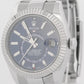 PAPERS Rolex Sky-Dweller BLUE Steel 18K White Gold 42mm OYSTER Watch 326934 BOX