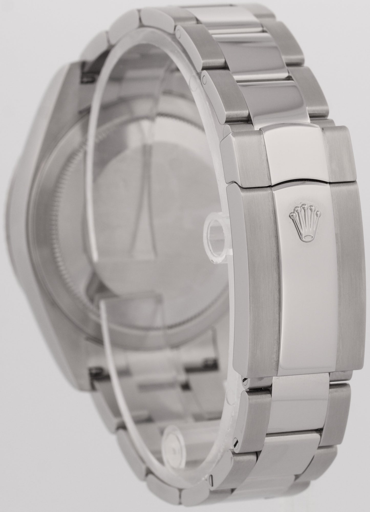 PAPERS Rolex Sky-Dweller BLUE Steel 18K White Gold 42mm OYSTER Watch 326934 BOX