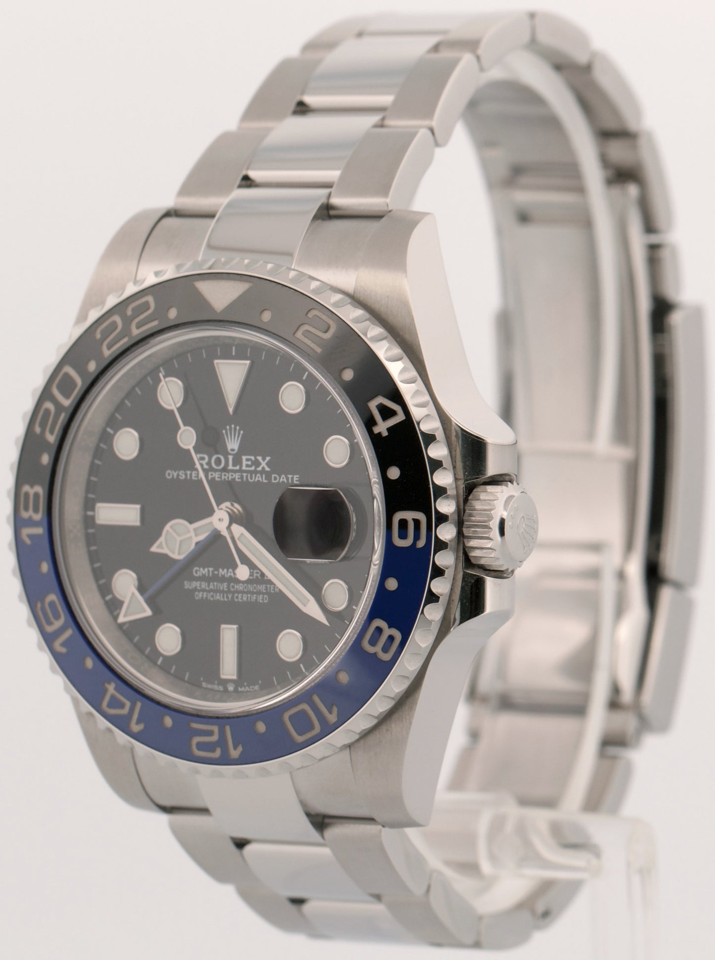 2021 PAPERS Rolex GMT-Master II BATMAN Blue Black 40mm OYSTER 126710 BLNR BOX