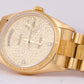 FACTORY 6-9 DIAMOND DIAL Rolex Day-Date 36 President 18K Gold Bark 18248 Watch