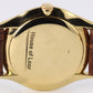 VINTAGE Patek Philippe Calatrava 18k Yellow Gold Silver 33mm 2507 Leather Watch