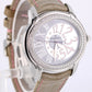 Audemars Piguet Millenary DIAMOND Steel Silver Pink 39.5mm 77301ST Leather Watch