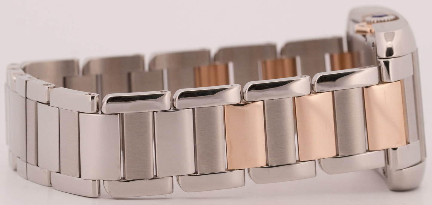 2025 SERVICE Cartier Tank Anglaise LARGE Silver 30mm Two-Tone 3511 / W5310007