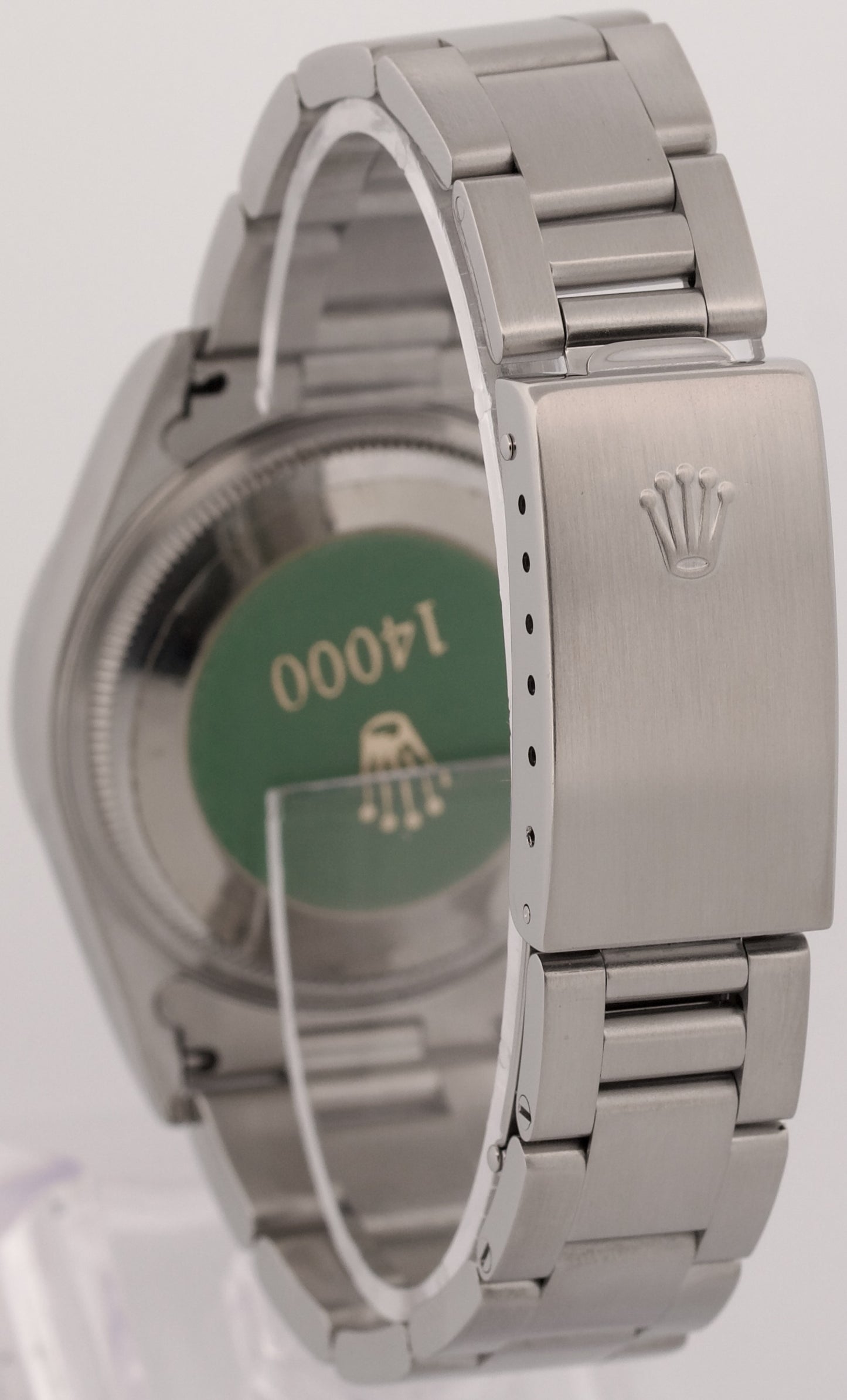 1997 Rolex Oyster Perpetual Air-King SILVER Smooth Steel OYSTER 34mm 14000 Watch