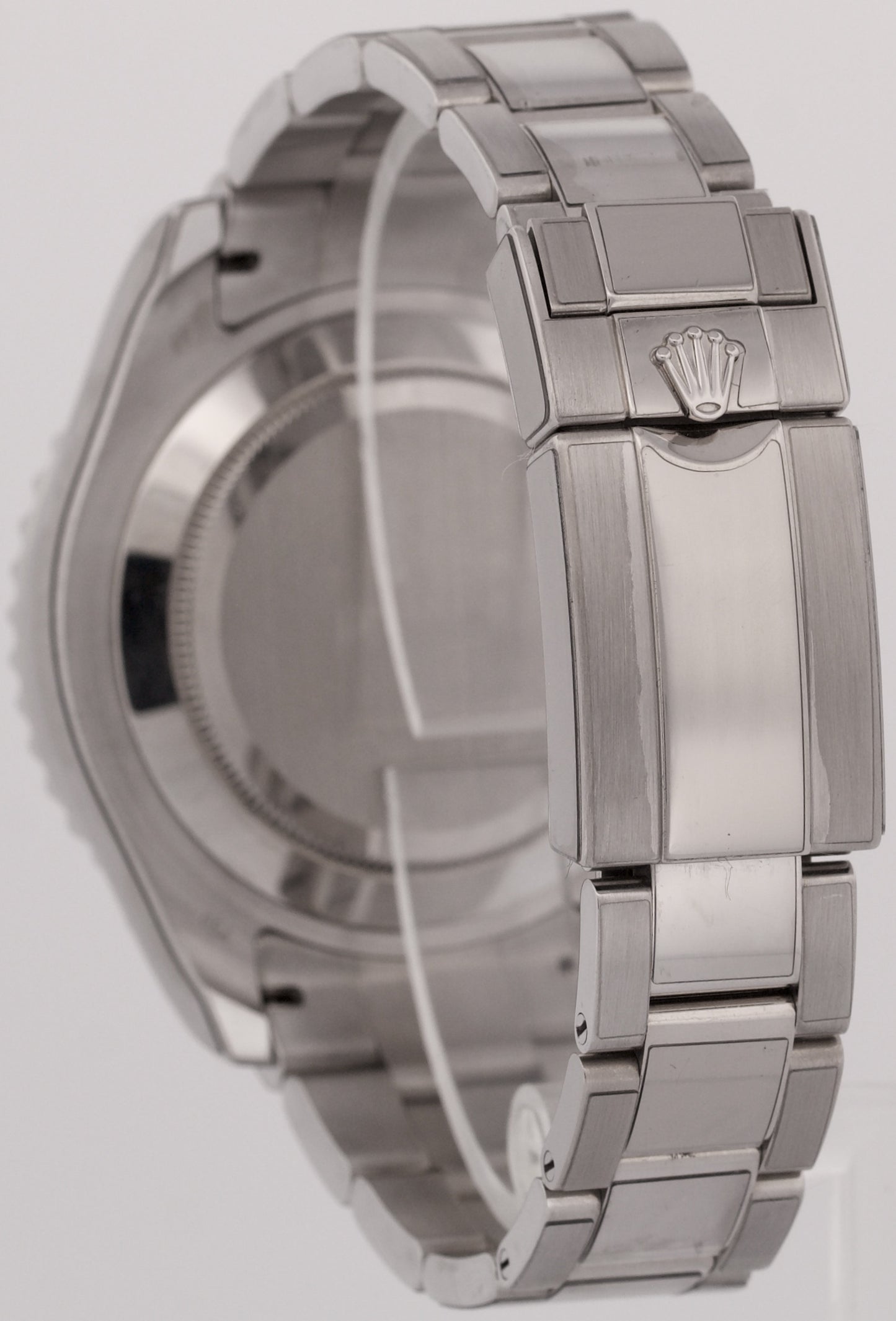 MERCEDES HANDS Rolex Yacht-Master II 44mm 116689 18K White Gold Platinum Watch