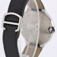 Cartier Ballon Bleu Steel Black Roman Numeral Guilloche 42mm 3765 Watch BOX