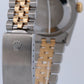 Rolex DateJust 36mm FACTORY CHAMPAGNE DIAMOND 18K Gold JUBILEE Steel 16233 Watch