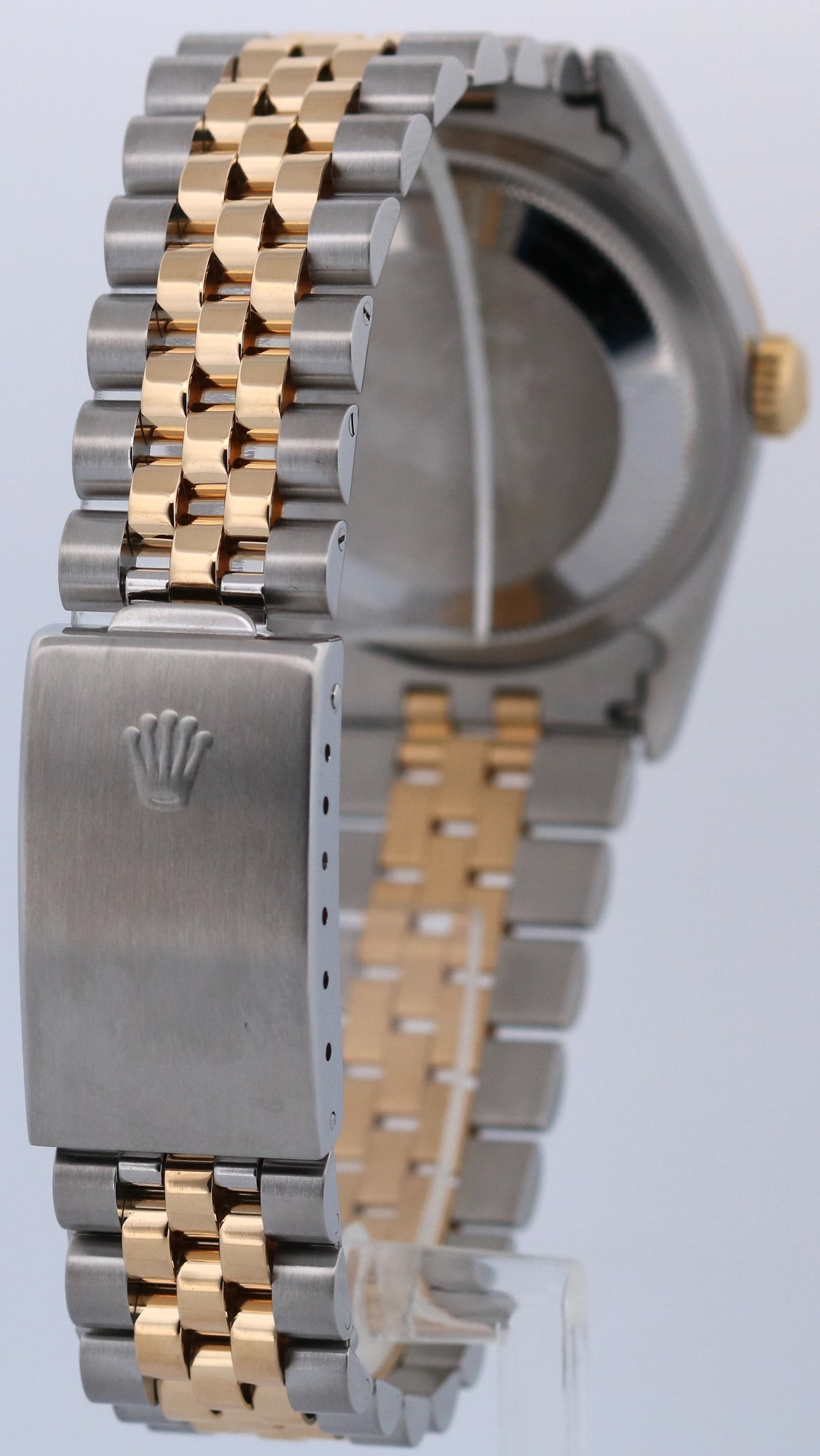 Rolex DateJust 36mm FACTORY CHAMPAGNE DIAMOND 18K Gold JUBILEE Steel 16233 Watch