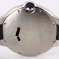 Cartier Ballon Bleu Steel Black Roman Numeral Guilloche 42mm 3765 Watch BOX