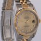 Rolex DateJust 36mm FACTORY CHAMPAGNE DIAMOND 18K Gold JUBILEE Steel 16233 Watch