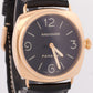 MINT Panerai Radiomir 18K ROSE GOLD Black Manual Leather PAM 231 45mm PAM00231