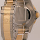 Rolex Submariner Date 40mm CHAMPAGNE DIAMOND Blue 18K Yellow Gold Steel 16613