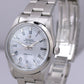 MINT PAPERS Rolex Oyster Perpetual WHITE ROMAN Air-King 34mm Stainless 14000 BOX