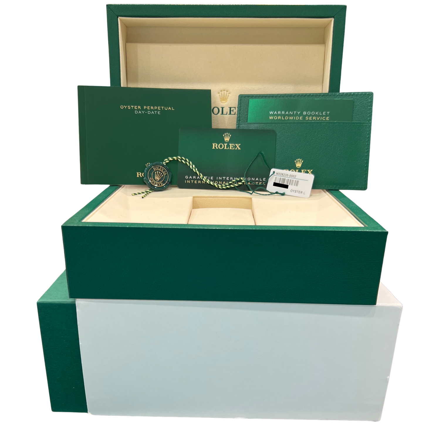 New 2026 Rolex Day-Date 40 228235 Chocolate Rose Gold 40mm Box Papers